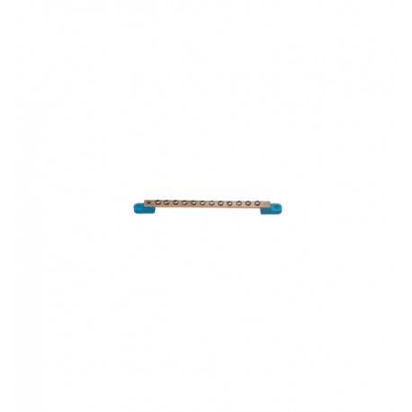 BARRA NEUTRO 1/2 X 1/8 P/12 FIOS AZUL PC 1