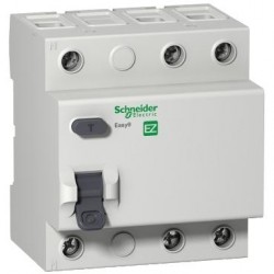 INTERRUPTOR DR FUGA SCHNEIDER EASY9 3P 63A/30MA CF 1