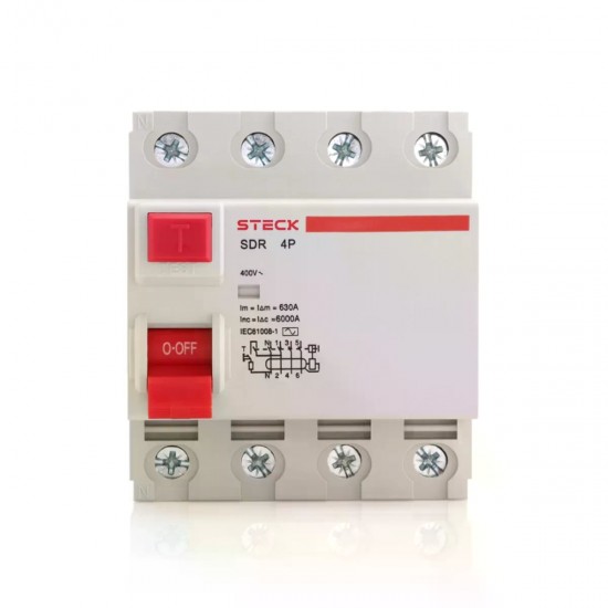 INTERRUPTOR DR FUGA STECK 4P100A/030MA CF 1