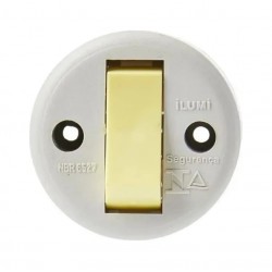 INTERRUPTOR EXTERNO SIMPLES RED ILUMI CZ 1755 PC 1