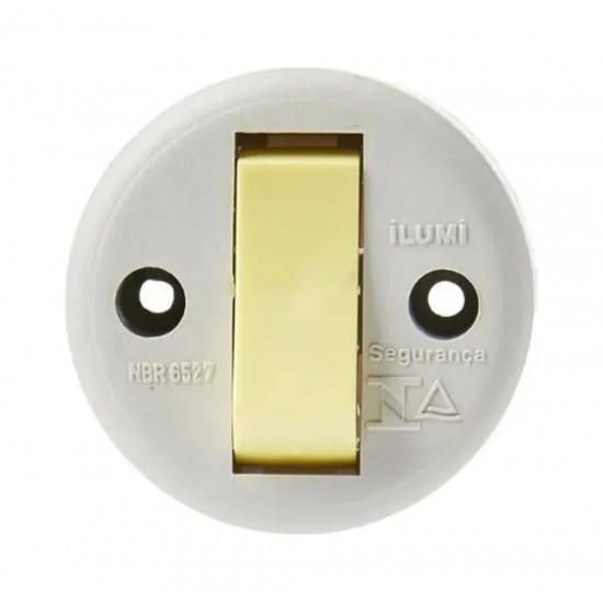 INTERRUPTOR EXTERNO SIMPLES RED ILUMI CZ 1755 PC 1