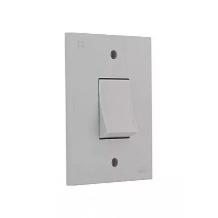 INTERRUPTOR SIMPLES 4 X 2 AQUATIC 64201 PC 1