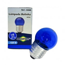 LAMP.BOLINHA BRASFORT  7X127V AZUL PC 1