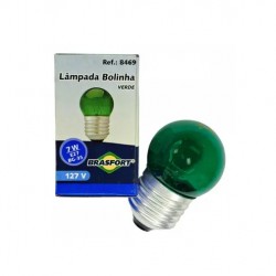 LAMP.BOLINHA BRASFORT  7X127V VERDE PC 1