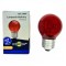 LAMP.BOLINHA BRASFORT 15X220V VERMELHA PC 1