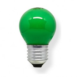 LAMP.BOLINHA GE 15X220V VERDE PC 1