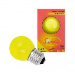 LAMP.BOLINHA SADOKIN 15X127V AM PCTE 1