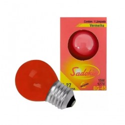 LAMP.BOLINHA SADOKIN 15X127V VM PCTE 1