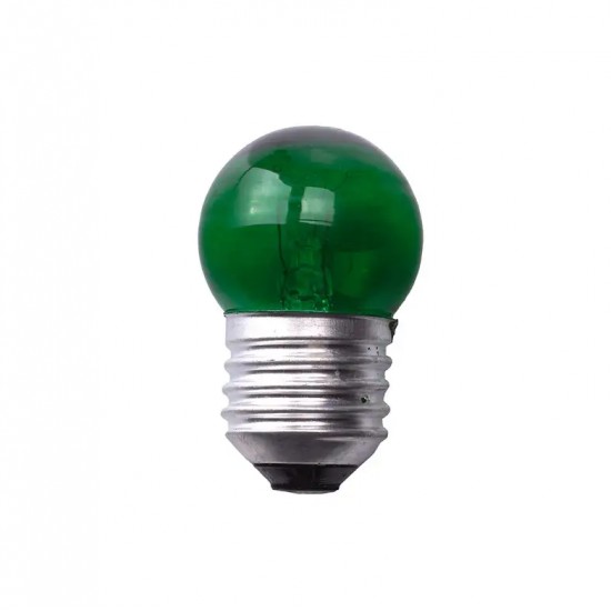 LAMP.BOLINHA SADOKIN 7X127V VERDE PCTE 1