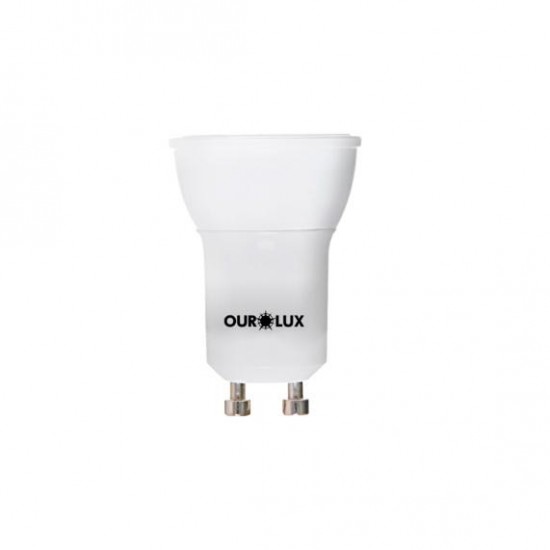 LAMP.DICROICA LED OUROLUX GU10 MR11 4,0W 2700K  PC 1