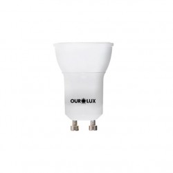 LAMP.DICROICA LED OUROLUX GU10 MR11 4,0W 6500K  PC 1