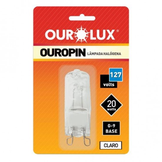 LAMP.HALOGENA OUROPIN G9 CLARA 20WX127V PC 1