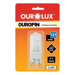 LAMP.HALOGENA OUROPIN G9 CLARA 60WX127V PC 1