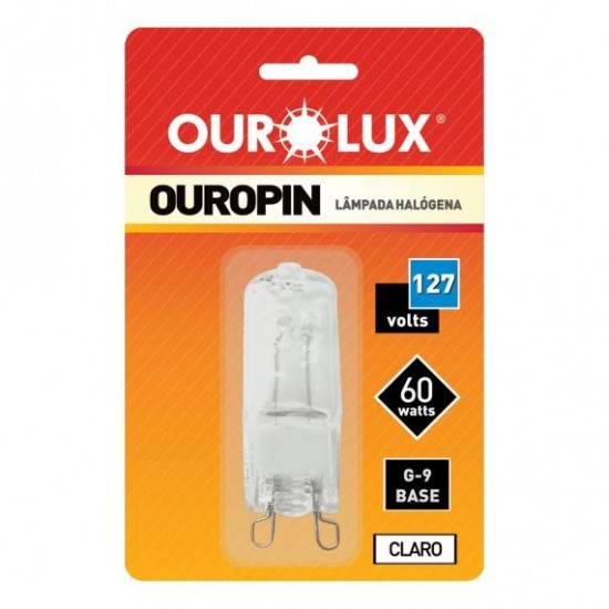 LAMP.HALOGENA OUROPIN G9 CLARA 60WX127V PC 1