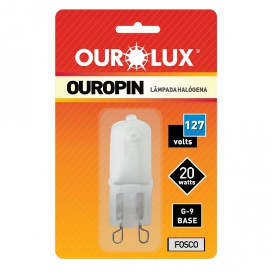 LAMP.HALOGENA OUROPIN G9 FOSCA 20WX127V UN 1