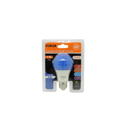LAMP.LED COLOR S60 FOXLUX 7W AZ UN 1