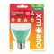 LAMP.PAR 20 LED OUROLUX 6W VERDE PC 1