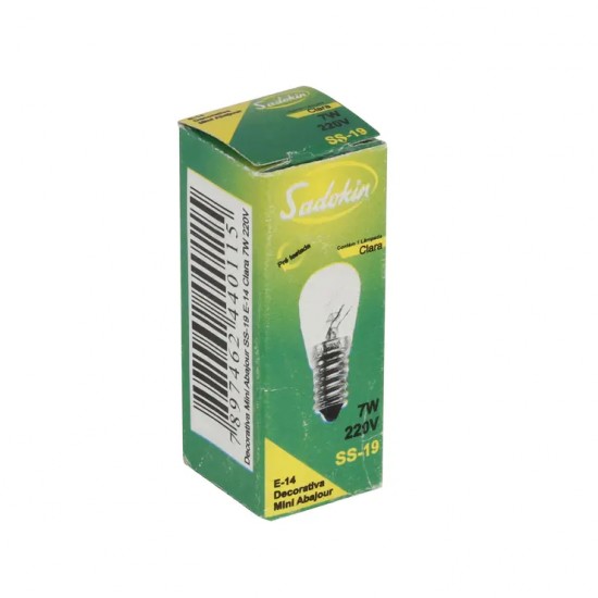 LAMP.SINALEIRO SADOKIN SS19 6/7WX220 E14 CLARA PC 1