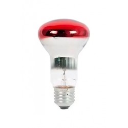 LAMP.SPOT SADOKIN R60 40X127V VERMELHA CF 1