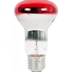 LAMP.SPOT SADOKIN R60 40X127V VERMELHA CF 1