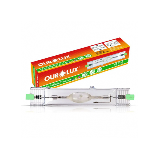 LAMP.VAPOR METALICO OUROLUX  70W BI PINO VD ECOLUM PC 1