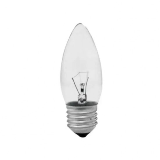 LAMP.VELA LISA BRASFORT E27 25X220V CL PC 1