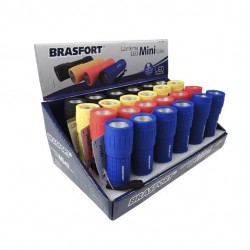 LANTERNA LED BRASFORT MINI COLOR 7865 3AAA PC 1