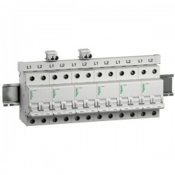 BARRAMENTO SCHNEIDER DIN 2P 80A 12 POLOS PC 1