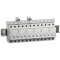 BARRAMENTO SCHNEIDER DIN 3P 80A 57 POLOS PC 1