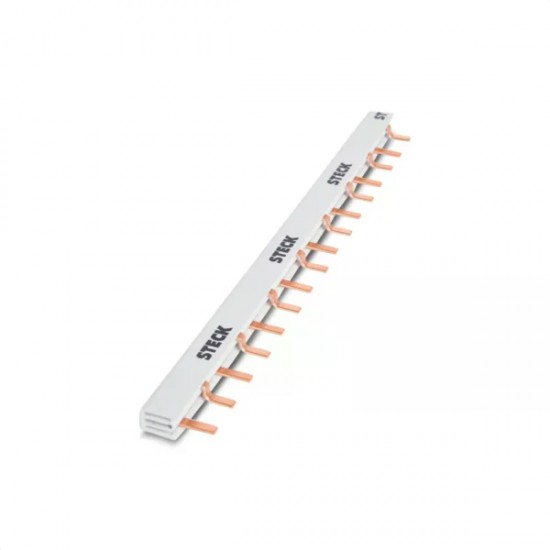 BARRAMENTO STECK DIN BIF 16 2X8 285MM S2F285B 80A PC 1