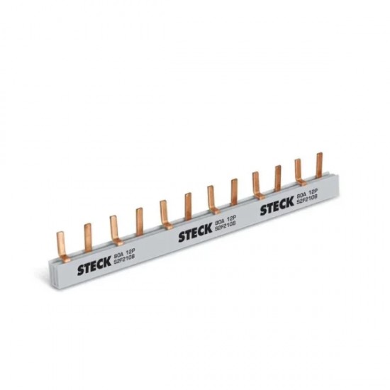 BARRAMENTO STECK DIN BIF 54 80A S2F1000B PC 1