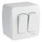 LINHA MILUZ SOBREPOR 2 INT SIMPLES S3B66110 PC 1