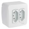 LINHA MILUZ SOBREPOR 2 TOMADAS 10A S3B66440 CF 1