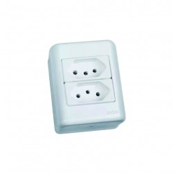 LINHA PERLEX SPX 2 TOMADA 10A 3211/11BR PC 1
