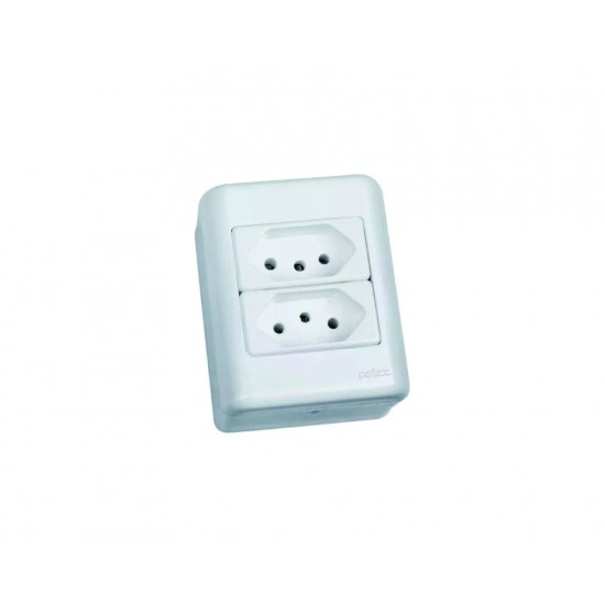 LINHA PERLEX SPX 2 TOMADA 10A 3211/11BR PC 1