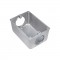 LINHA PISO OLIVO CX DE ALUMINIO 4X2 1FURO 1 BX PC 1