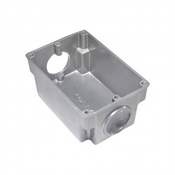 LINHA PISO OLIVO CX DE ALUMINIO 4X2 2FUROS 3/4 BX PC 1