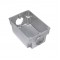 LINHA PISO OLIVO CX DE ALUMINIO 4X2 2FUROS 3/4 BX PC 1