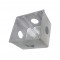 LINHA PISO OLIVO CX DE ALUMINIO 4X4 ALTA 4FURO 3/4 PC 1