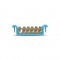 BARRAMENTO STECK NEUTRO 06 AZUL 05/08 DIN SBN6 PC 1