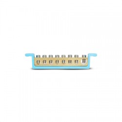 BARRAMENTO STECK NEUTRO 08 AZUL 12/16 DIN SBN8 PC 1