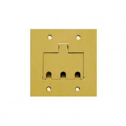 LINHA PISO STAMPLAC PLACA LATAO 4X4 3RJ45/RJ11 PC 1