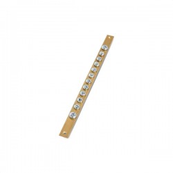 BARRAMENTO STECK NEUTRO/TERRA 12 TERM FIX 210MM PC 1