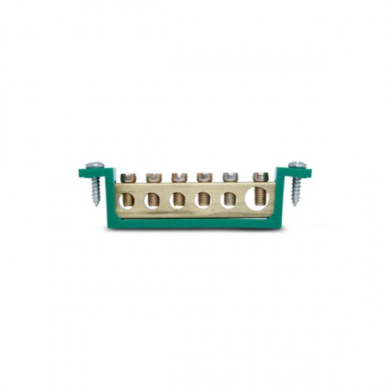 BARRAMENTO STECK TERRA 06 VERDE 05/08 DIN SBT6 PC 1