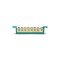 BARRAMENTO STECK TERRA 08 VERDE 12/16 DIN SBT8 PC 1