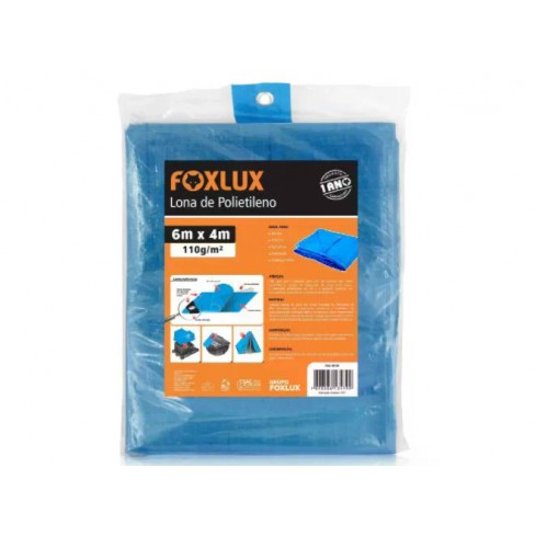 LONA DE POLIETILENO AZUL 6 X 4 UN 1