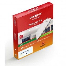 LUMIN LED ALUM OUROLUX EMB QUAD 36W 6500K 400MM PC 1