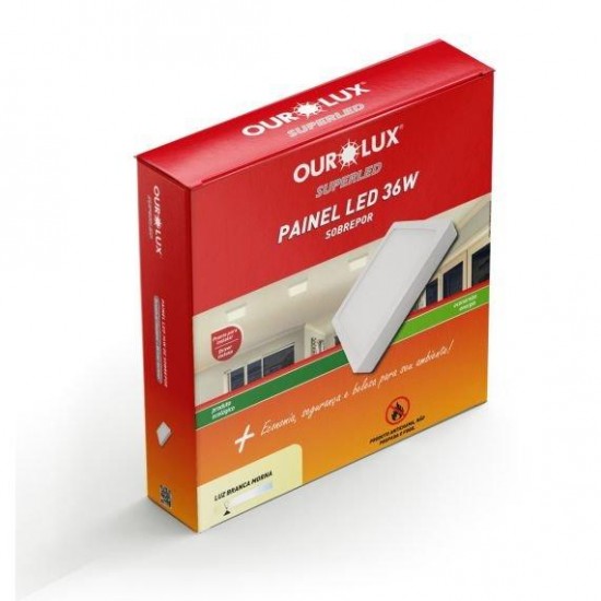LUMIN LED ALUM OUROLUX SOB QUAD 36W 2700K 400MM  PC 1