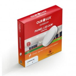 LUMIN LED ALUM OUROLUX SOB RED  24W 6500K 280MM PC 1