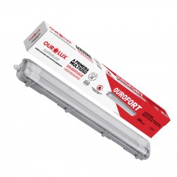 LUM HERMETICA OUROFORT IP65 2X 9W P/T5/T8 67,5CM PC 1